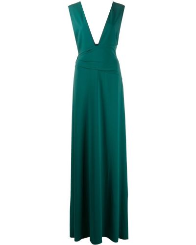 Vestido de noche Halston Heritage verde