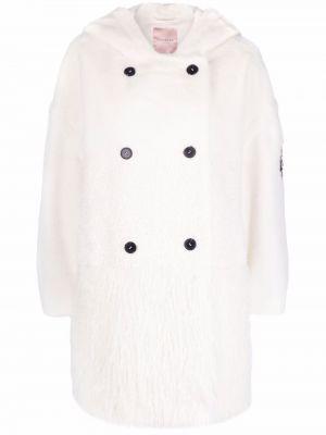 Abrigo con capucha Ermanno Ermanno blanco