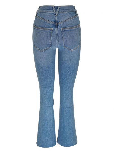 Jeans taille haute large Veronica Beard bleu