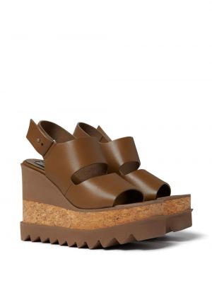 Kiilkontsaga sandaalid Stella Mccartney pruun