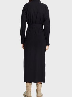 Черное платье-рубашка Esprit