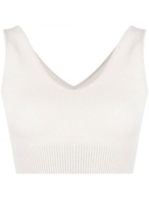 Cashmere crop top Naadam grå