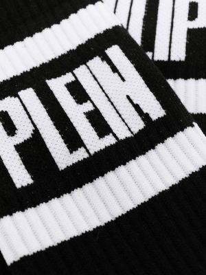 Socken mit print Philipp Plein schwarz