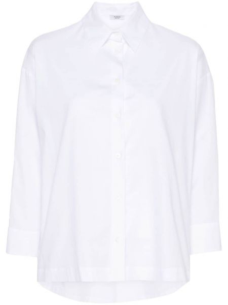 Βαμβακερό πουκάμισο Peserico λευκό