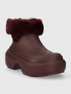 Čizme za snijeg Crocs bordo