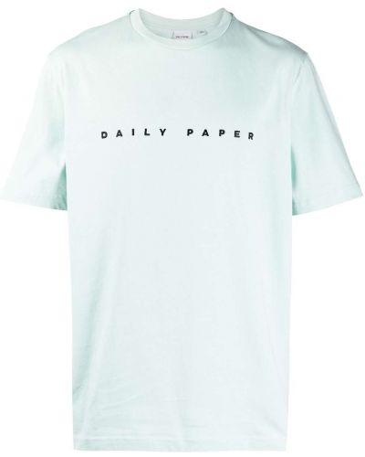 Camiseta con bordado Daily Paper azul