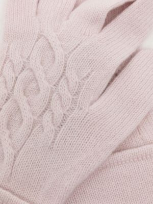 Kašmírové rukavice N.peal růžové