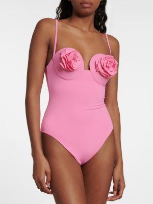 Květinové plavky Magda Butrym růžové