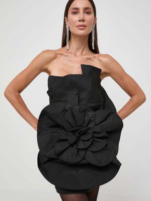Mini šaty Bardot černé