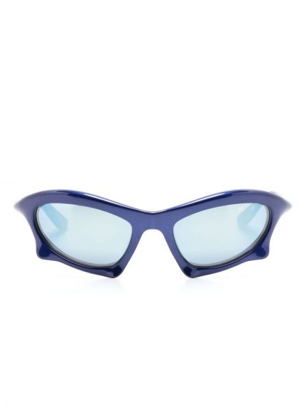 Oversize слънчеви очила Balenciaga Eyewear синьо