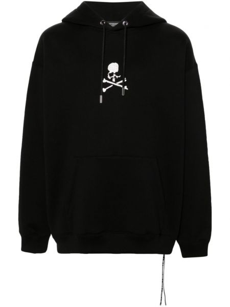 Medvilninis džemperis su gobtuvu Mastermind Japan juoda
