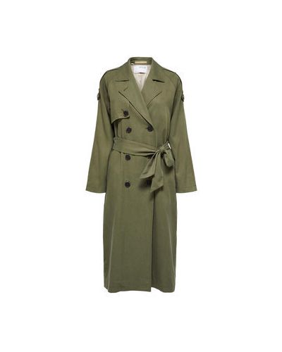 Trench Selected Femme verde