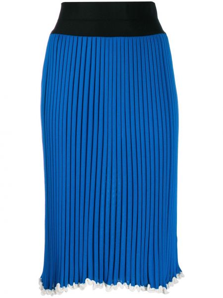 Falda de punto Céline Pre-owned azul