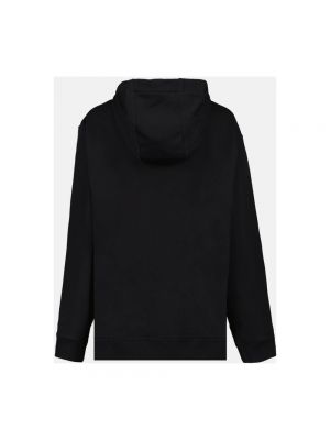Bluza z kapturem oversize Burberry czarna