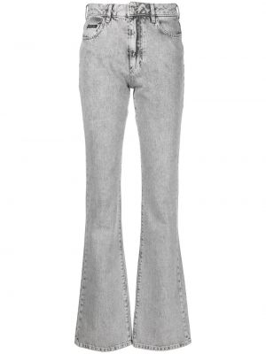 Zvonové džíny Philipp Plein šedé