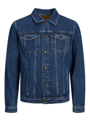 Priliehavá džínsová bunda Jack&jones modrá