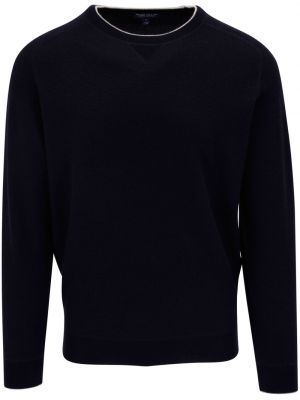 Jedwabny sweter z kaszmiru Peter Millar niebieski