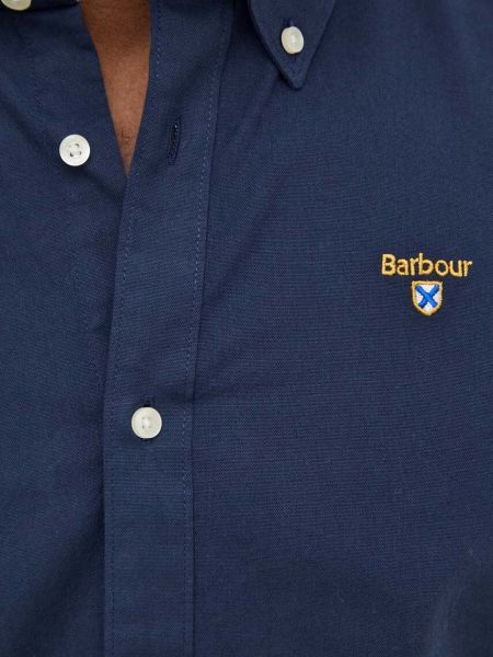 Pernata košulja s gumbima Barbour plava