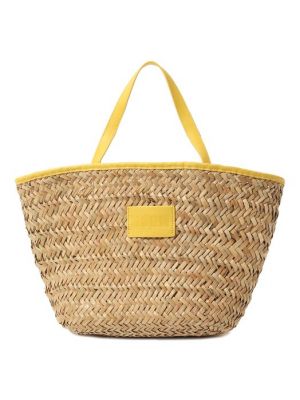 Пляжная сумка Msgm желтая