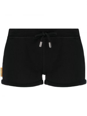 Shorts en coton Dsquared2 noir