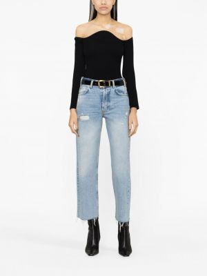 Straight fit džíny s oděrkami Anine Bing