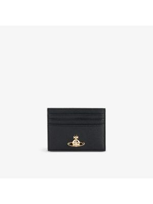 Кожаный кошелек Vivienne Westwood черный