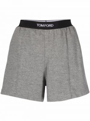 Kašmírové šortky Tom Ford sivá
