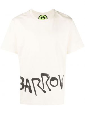 Koszulka z nadrukiem Barrow biała