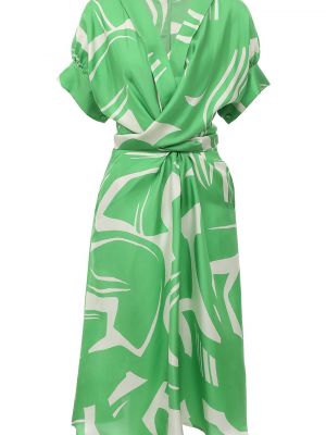 Шелковое платье Beatrice B зеленое
