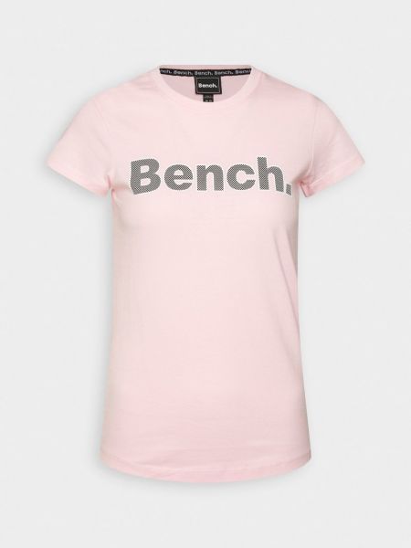 Koszulka z nadrukiem Bench różowa