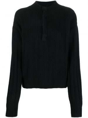 Cashmere strikkegenser Le Kasha svart