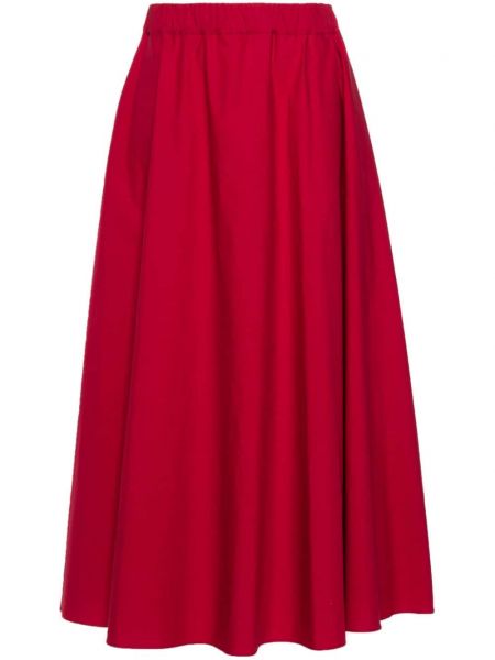 Pamučna suknja P.a.r.o.s.h. crvena