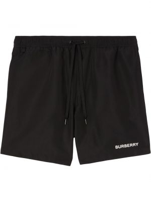 Trykt shorts Burberry svart