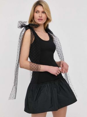 Red Valentino ruha fekete, mini, harang alakú