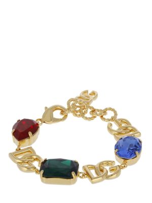 Zapestnica s kristali Dolce & Gabbana zlata