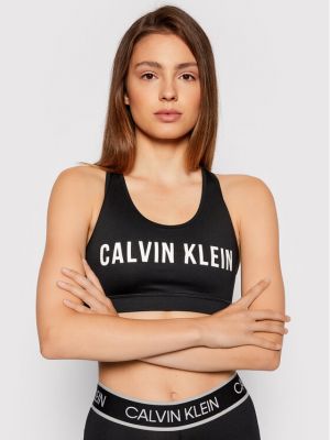 Calvin Klein Performance Sportovní podprsenka Medium Support 00GWF0K157 Černá