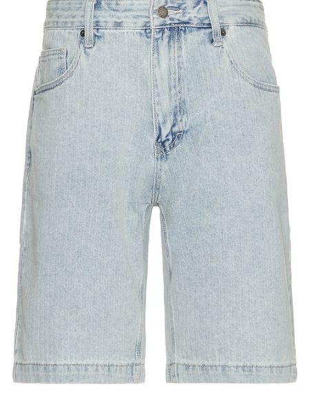 Shorts di jeans a spina di pesce Guess Originals blu