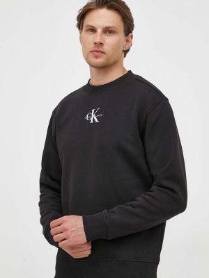 Суитчър с апликация Calvin Klein Jeans черно