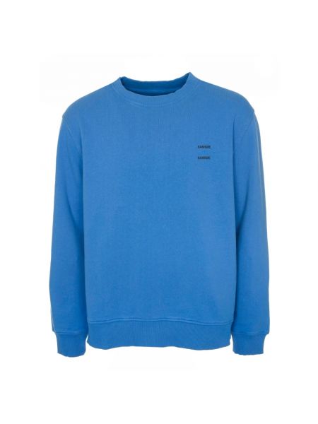 Casual sweatshirt mit print Samsøe Samsøe blau