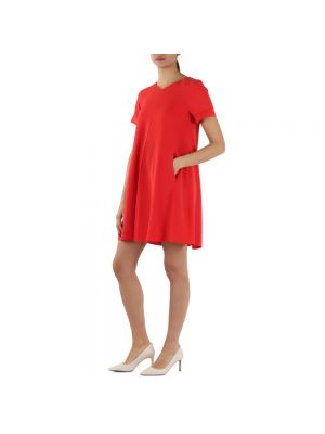Mini vestido bootcut Emporio Armani rojo