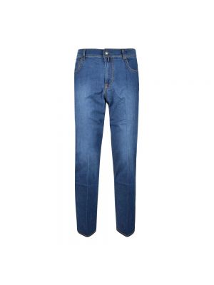 Niebieskie jeansy skinny Borrelli