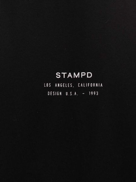 Koszulka bawełniana Stampd czarna