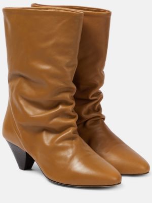 Leder ankle boots Isabel Marant braun