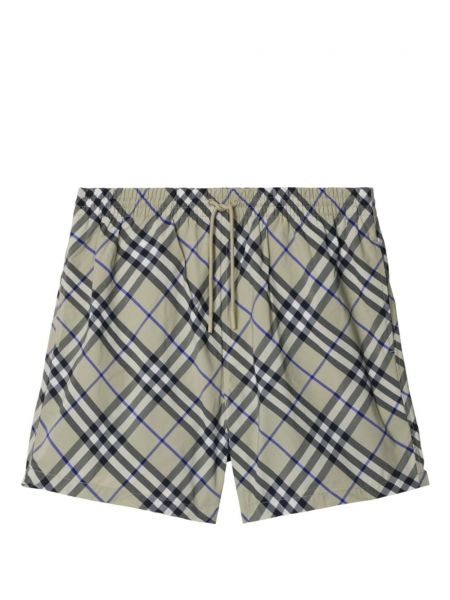 Tarkistettu shortsit Burberry vihreä