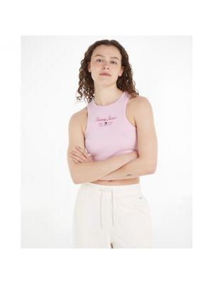Top sin mangas Tommy Jeans rosa
