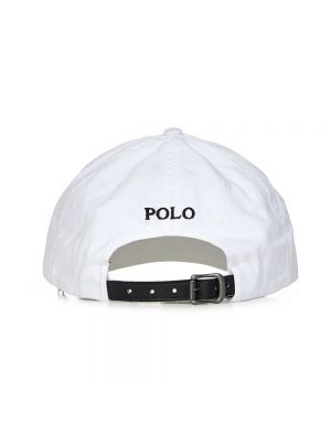 Gorra con bordado Polo Ralph Lauren blanco