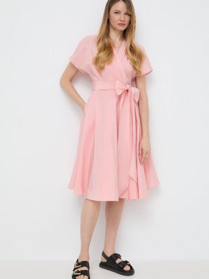 Mini haljina Weekend Max Mara ružičasta
