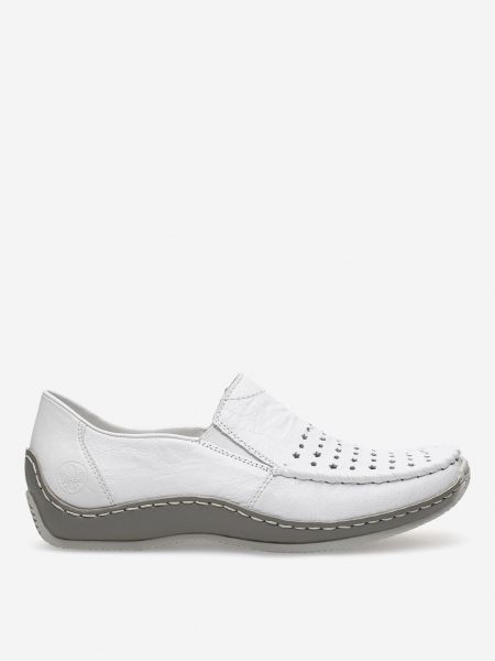 Ниски обувки Rieker бяло