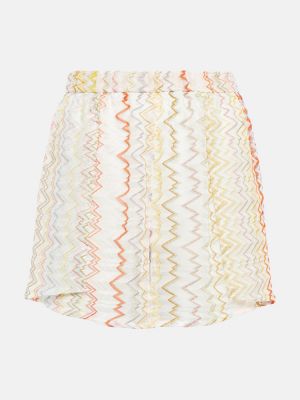 High waist shorts mit print ausgestellt Missoni Mare
