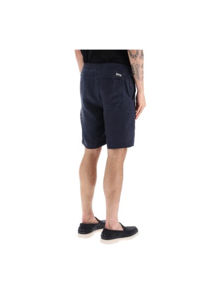Pantalones cortos de lino Vilebrequin azul